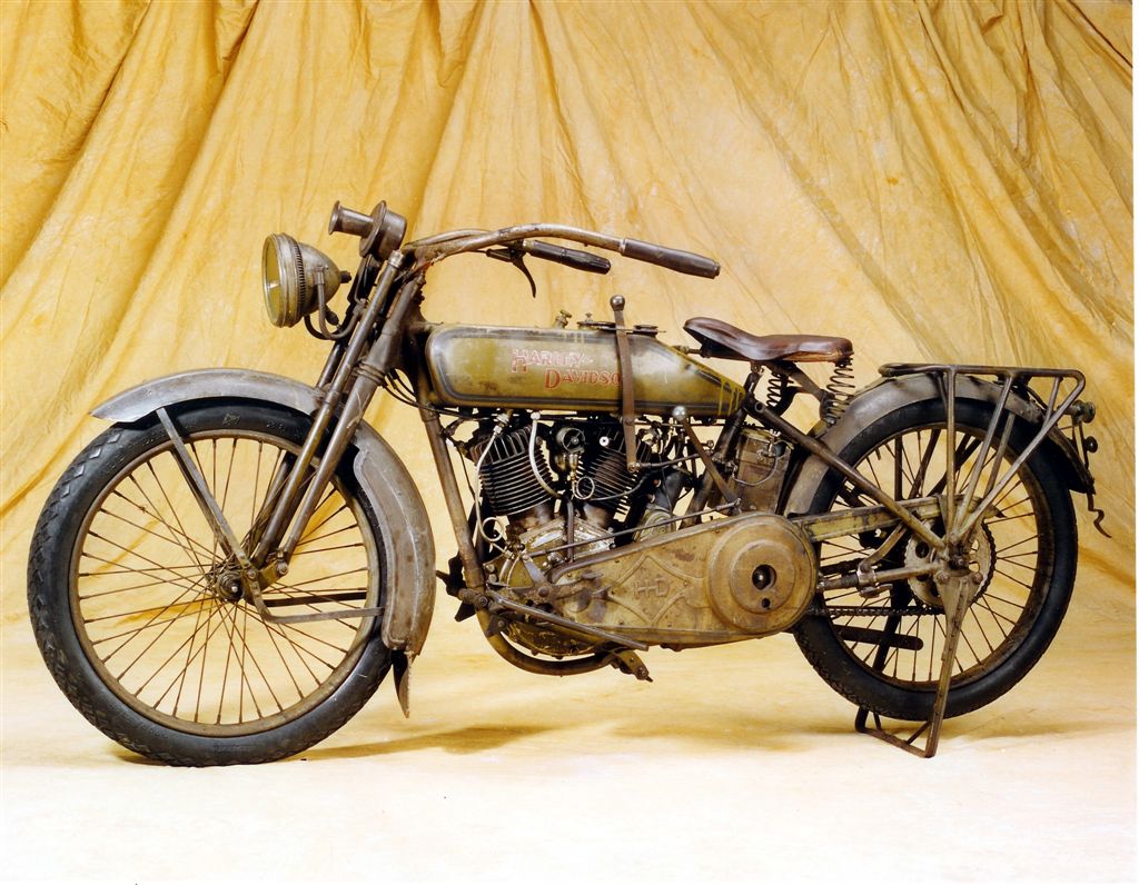 Steve McQueen's 1917 Harley Davidson motorbike