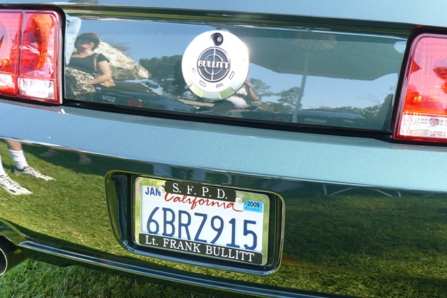 A 'Bullitt' License Frame