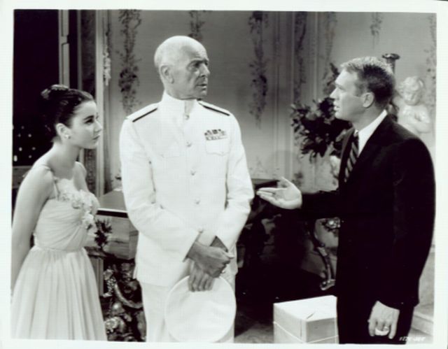 Brigid Bazlen, Dean Jagger and Steve McQueen.