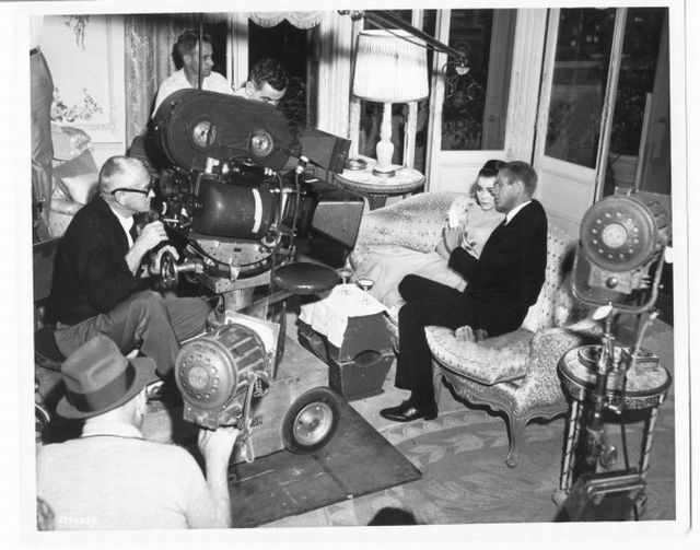 Steve McQueen, Brigid Bazlen and film crew.