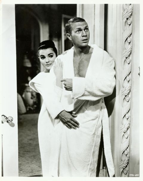 Steve McQueen and Brigid Bazlen.