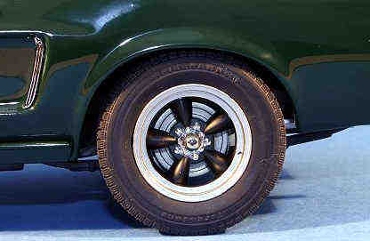 AUTOart Mustang model - American Racing Wheel