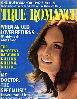 True Romance Magazine cover featuring Barbara