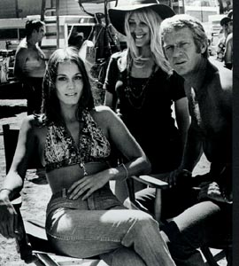 Barbara and Steve on the set