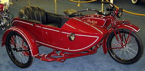 1923 Indian Big Chief with matching princess side car