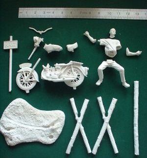 The Pre-Constructed,
Unpainted Kit.