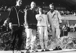 Steve on the podium at Brands Hatch