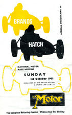 1961 Brands Hatch Race Programme