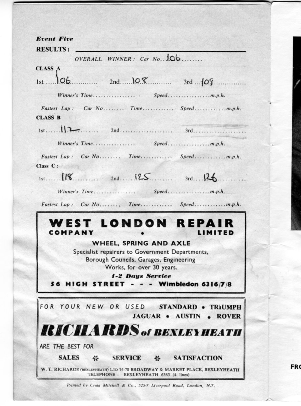 Brands Hatch - Programme