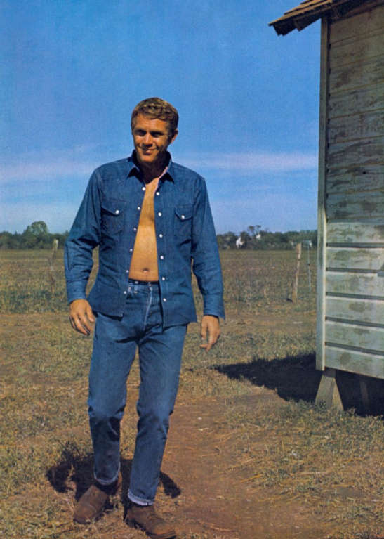 steve mcqueen walking