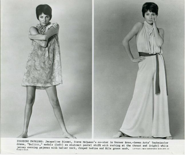 Jacqueline Bisset in promotional 'fashion shots' for the film.