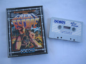 game packaging and game on cassette