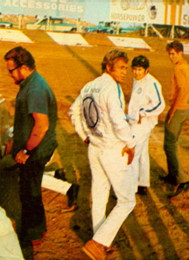 Steve McQueen walking