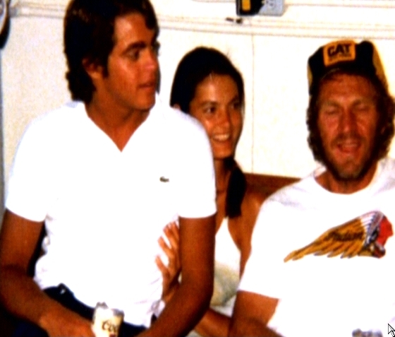 Chad McQueen, Barbara Minty and Steve McQueen