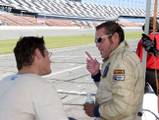 Chad and Gunnar Jeanette at the Grand-Am finale, Daytona 2003
