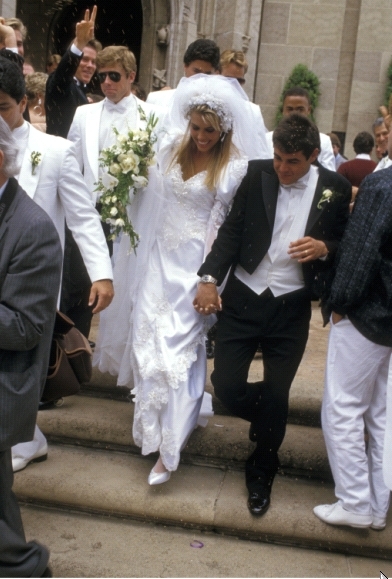 Wedding of Chad and first wife Stacia