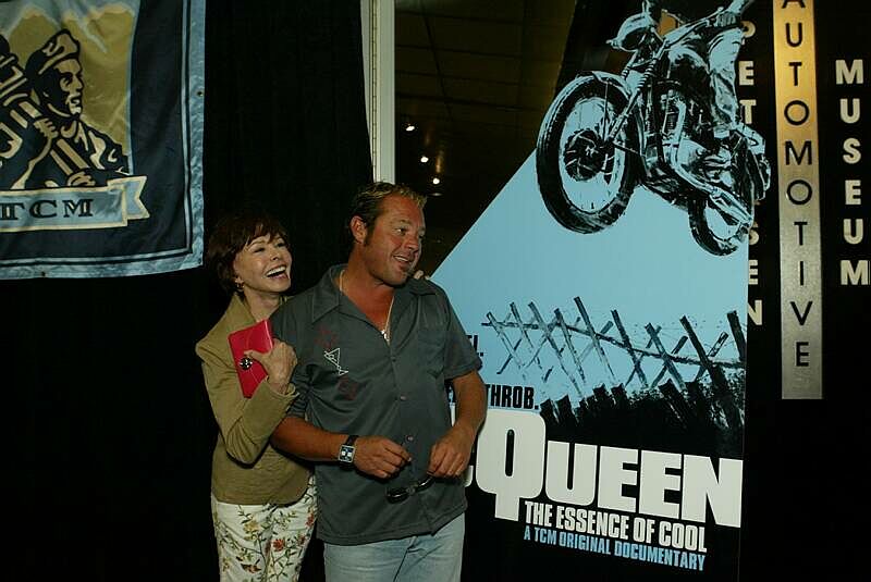 Mother Neile McQueen and son Chad McQueen