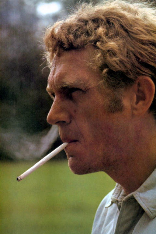steve mcqueen smoking