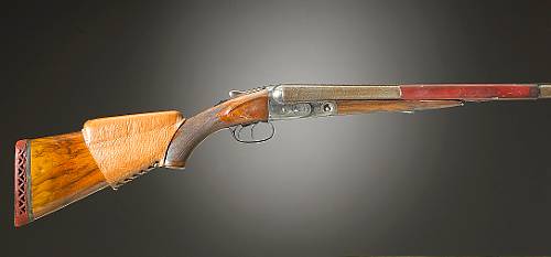 A 12 gauge Parker Brothers GH Grade double barrel boxlock shotgun