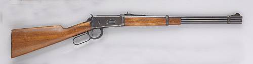 A Winchester Model 94 lever action carbine