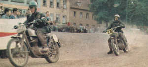 Steve competing at the ISDT