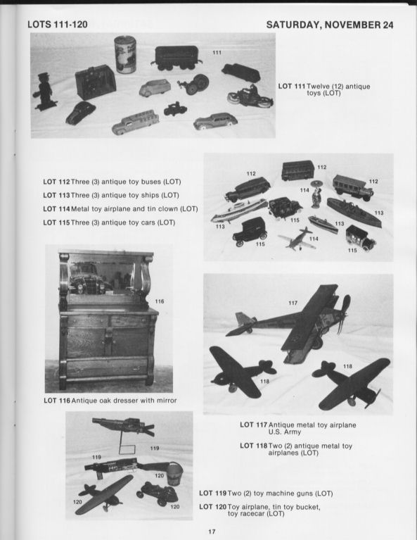 Antique Toys and Furniture