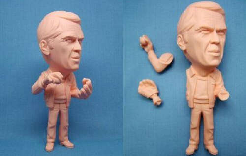 Pre-Constructed Kit Model of Virgil Hilts.
Unpainted.