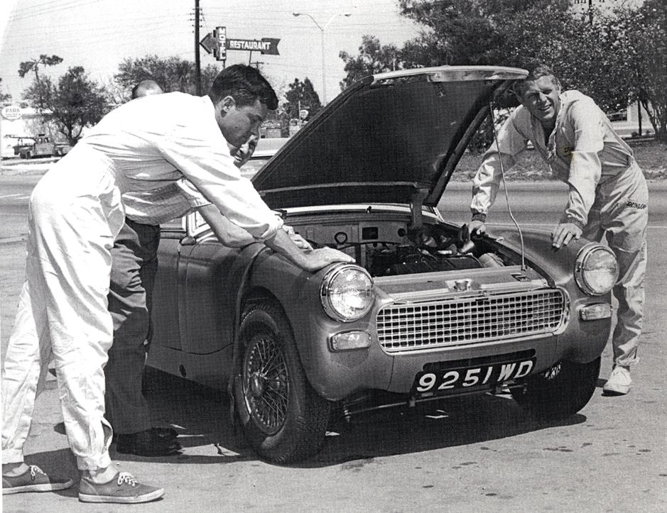 Austin Healey Sprite raced by McQueen at Sebring in 1962