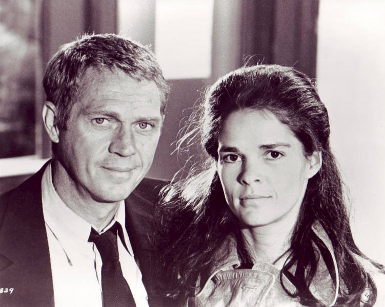 Steve McQueen and Ali MacGraw