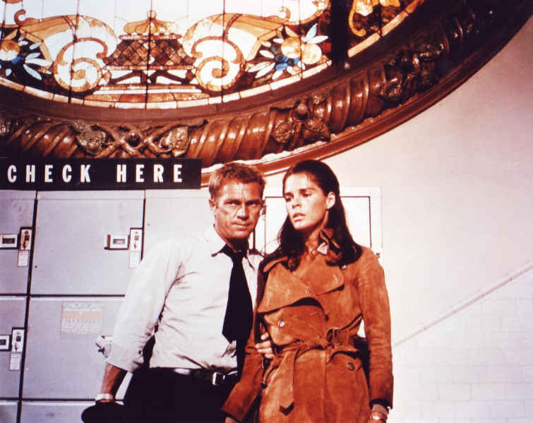 Steve McQueen and Ali MacGraw in 'The Getaway'