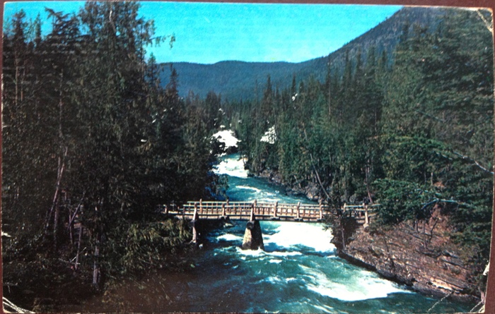 A Canadian postcard sent from Steve McQueen (while on a fishing trip) to John Norris in 1966