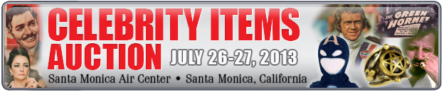 Celebrity Items Auction