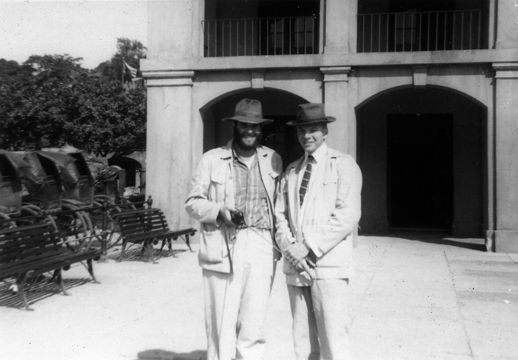 Two background extras