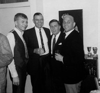 John with his father and actors Joe Di Reda and Gavin Mc Cloud