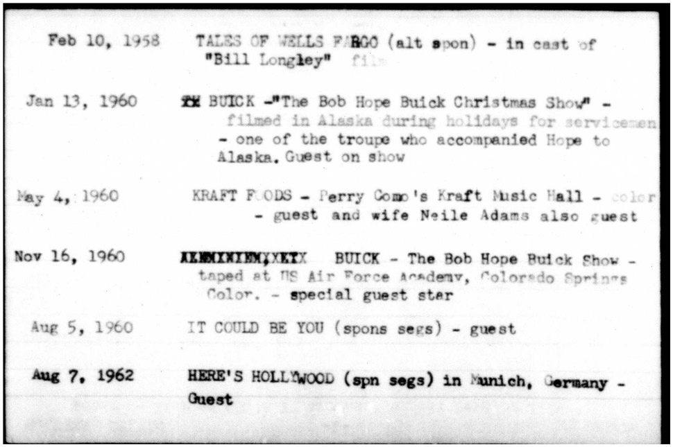 Steve McQueen's NBC Talent Profile - page 1b