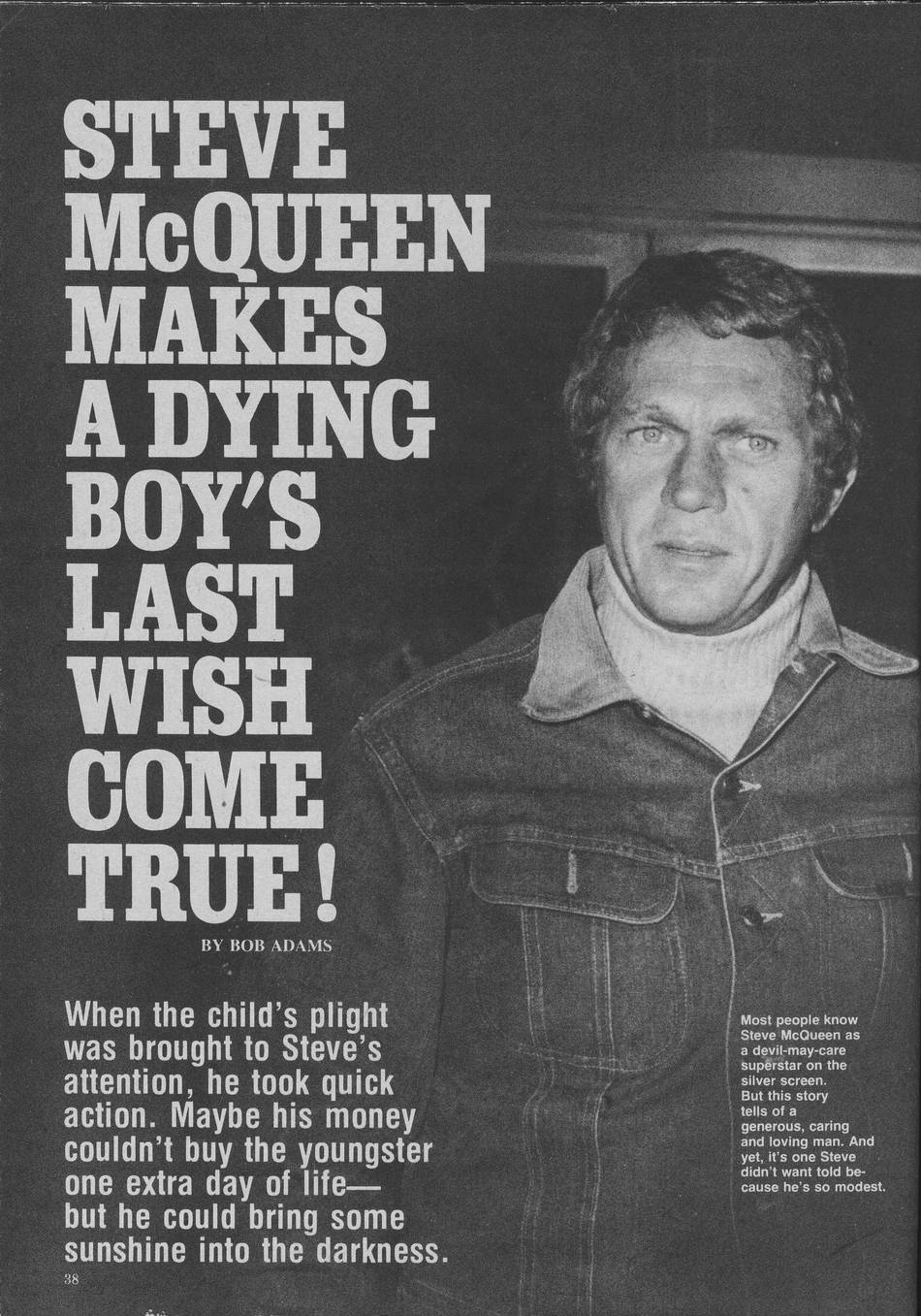 Last Wish Article. Page 1