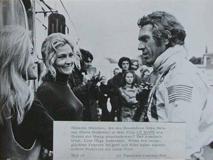 Steve McQueen, Elga Anderson & friend