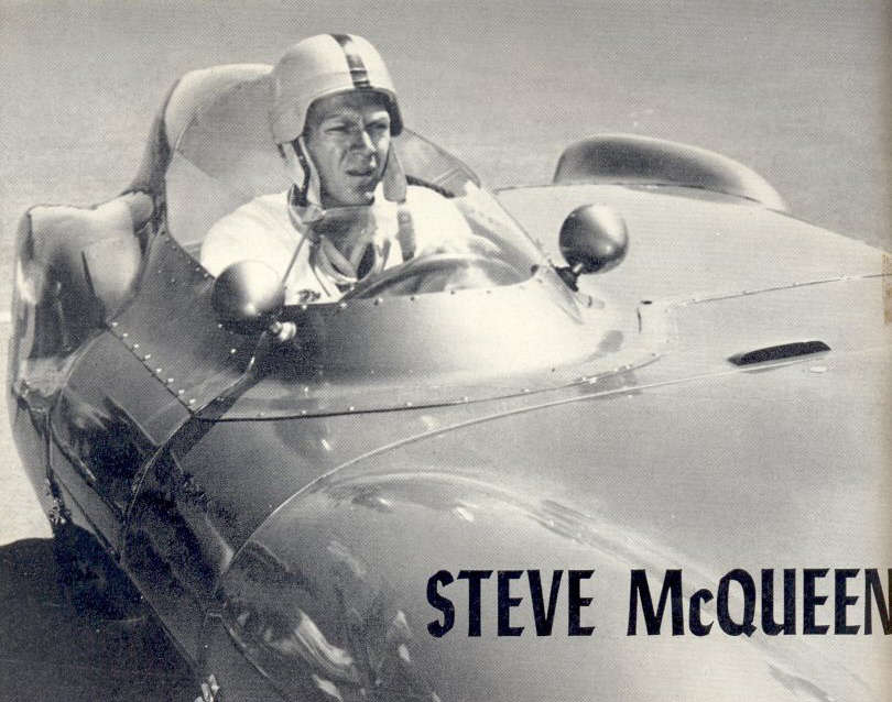 Steve in the Lotus X 1 race car