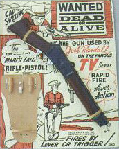Rifle and Holster on Original Card