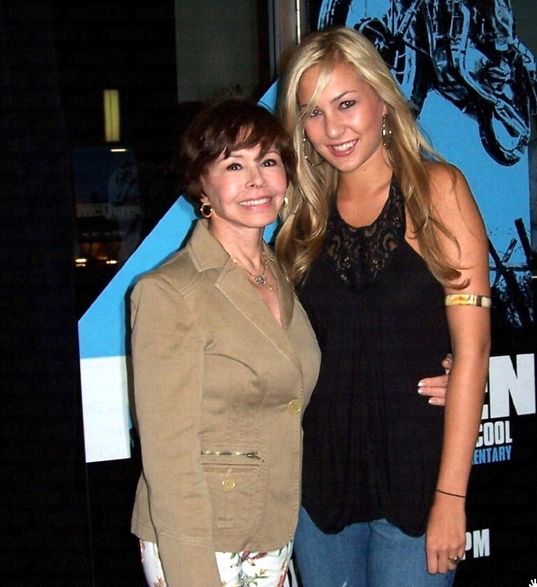 Neile and Molly at the premiere screening of 
'Steve McQueen � The Essence of Cool' April 2005
