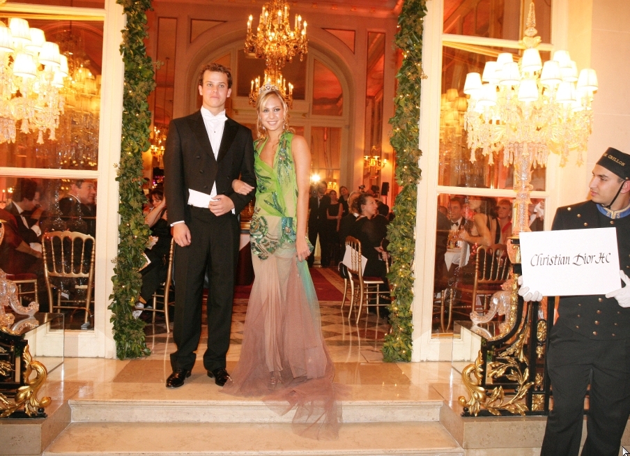 Molly accompanied by Greg Young at the 'Le Bal Crillon des Debutantes' 2005