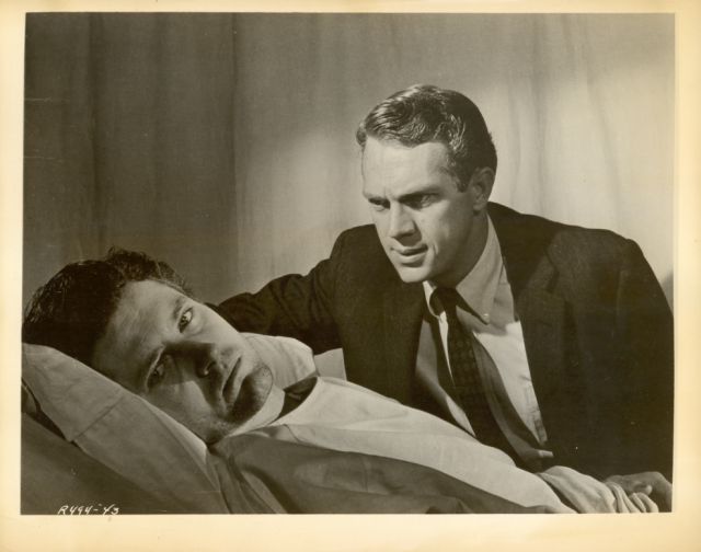 John Barrymore as 'Frankie' and Steve McQueen as 'Martin'.