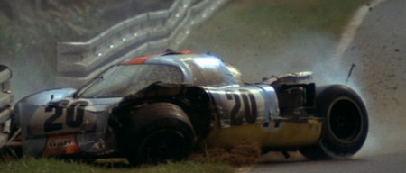The Porsche Crash Scene
