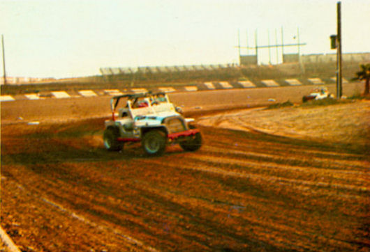 Steve McQueen racing Prinz Dune Buggy