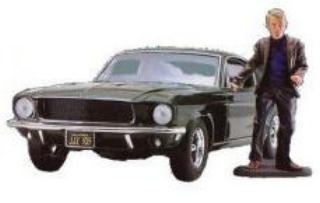 Revell Mustang model & Figurine