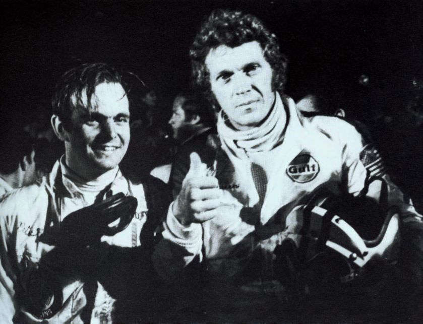 Peter Revson and Steve McQueen
After the Race