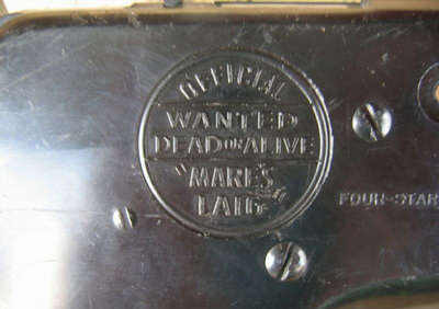 mare's laig logo imprint on rifle