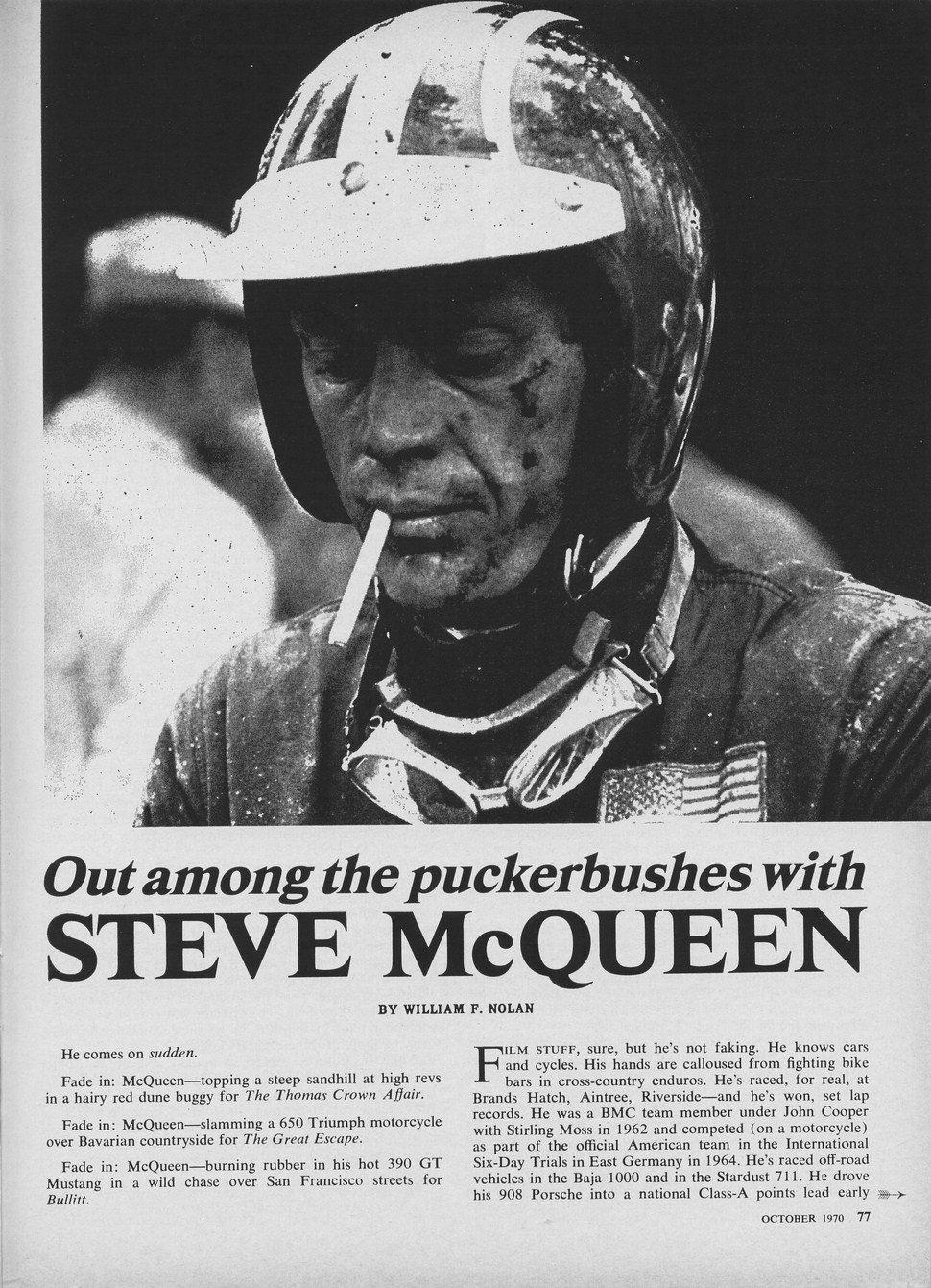 October 1970 'Road & Track' - Page 1