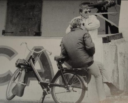 Steve leans on the Solex 3800