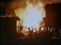 Blaze spreads to a drinks bar